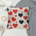 thumbnail image 2 of Awypu Valentines Pillow Covers Red Love Heart Throw Pillow Covers Decoration,Wedding Valentine's Day Mother's Day Anniversary Farmhouse Linen Cushion Case Decor for Home Sofa Couch, 2 of 5