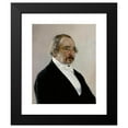 thumbnail image 2 of Gunnar Berndtson 15x18 Black Modern Framed Museum Art Print Titled - Portrait of Zacharias Topelius (1880), 2 of 5