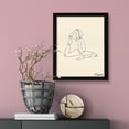 thumbnail image 2 of Pigeon, 5 x 7 Black FRAMED Print Yoga Wall Art, 2 of 3