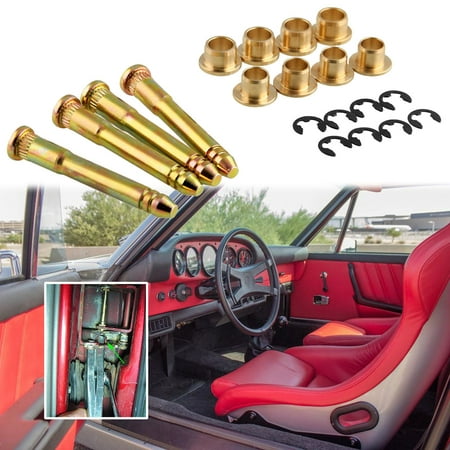 Xotic Tech Heavy Duty Car Door Hinge Pins Pin Kit for Honda Civic Accord CR-V CRX CX DX EX SI EG6