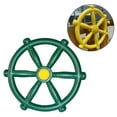 thumbnail image 4 of Accessoires de Terrain de Jeu, Roue de Navire Pirate pour Maisonnette Extérieure pour Enfants, Cabane dans les Arbres, Vert, 4 of 10