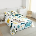 thumbnail image 3 of jejeloiu Cute Cartoon Dino Twin Comforter Sets,Kawaii Dinosaur Bedding Set For Boys Girls Reversible 2-Piece, 3 of 8