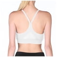 thumbnail image 3 of Sports Bras For Women Medium Impact Wirefree Padded Bra Workout Crop Top Longline Sports Bra Push Up, 3 of 4
