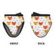 thumbnail image 2 of Disketp Cute Fox with Heart Non-Slip Mini Oven Mitt Set, Short Oven Mitts for Baking Grilling Barbecue Microwave, 5.9"x5.9"in, 2 of 7