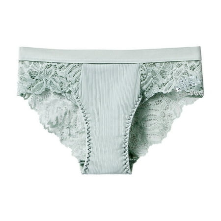

Aayomet Women S Panties Women Low Rise G String Female T Back Thongs Underwear Ladies Breathable Briefs Girl Lingerie Green S