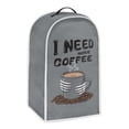 thumbnail image 2 of HELLHERO Food Processor Cover for Kitchen Counter & Kitchen Use 1pc Coffee and Coffee Bean Patterns, 2 of 6