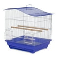 thumbnail image 4 of Prevue Pet Products Soho Wave Top Roof Blue & White Bird Cage SP41613B/W, 4 of 7