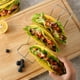 thumbnail image 2 of KAKOWELY 1 expositor de tacos de acero inoxidable para burritos (plateado), 2 of 5