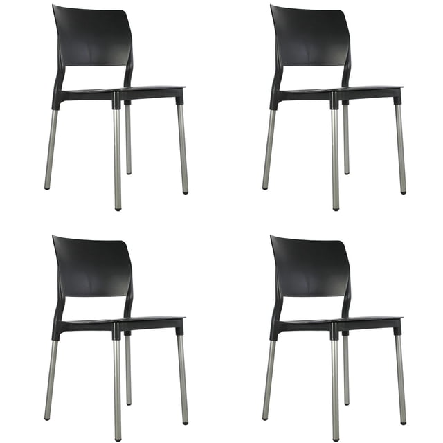 Set de 4 Sillas de Comedor Mundo In Alesia Color Gris