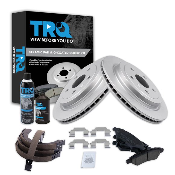 Kit de pastillas y discos de freno TRQ cerámicos con recubrimiento G para CTS 2008-2014
