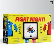 Sharper Image® Toy RC Robo Rivals Remote Control Robot Fighting Set with 2-Player Combat with Power Fists, 4-pieces, Blue And Red, Age 6+