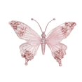 thumbnail image 2 of Glitter Christmas Butterfly Ornament with Large Sized Pendant - 6.69 Inch Festive Wall Hanging Decor with Sparkling Diamonds, Magical Holiday Home Decoration for Christmas Tree, Mantel, Party Decor, 2 of 6