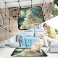 thumbnail image 7 of Qxltty Princess White Cat Cat litter Pads Pet Set of 3 Diaper Mats Center Anti-leakage Layer Absorbent Soft and Comfortable, 7 of 7