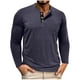 thumbnail image 2 of pstuiky camisetas de manga larga para hombre, Camiseta deportiva y de fitness para hombre, de color liso, cálida y ajustada, con cuello semialto y manga larga. tops de invierno para hombre m, 2 of 6