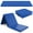 Dark Blue, variant on Resenkos Gymnastics Mat, Exercise Tumbling Mat,6 x 2ft Tri-Fold Gym Mat with Handles and Removable Zippered Cover-Pink & Purple