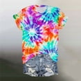 thumbnail image 5 of Sexlip Women's T-Shirt Round Neck Short Sleeve Comfortable Wear Daily Wear Essential Durable Quality Fashion Forward Blue XXXXXL, 5 of 6