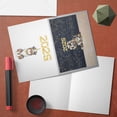 thumbnail image 4 of Happy New Year Australian Shepherd Welcome 2025 Balloon Firework Party 7x5in Folded Greeting Card Aussie Dog Lover Gifts Single Note Card with Envelope - 01014, 4 of 5