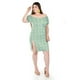 thumbnail image 5 of Vestido floral con abertura Roman Fashion /Tallas Extras, 4280 (Azul flores) azul 38, 5 of 6