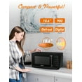 thumbnail image 6 of COMMERCIAL CHEF 0.9 Cu. ft. Countertop Microwave Oven with Touch Controls, Black, 6 of 7