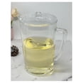 thumbnail image 2 of 2.75 Quarts Designer Oval Halo Clear Acrylic Pitcher with Lid, Crystal Clear Break Resistant Premium Acrylic Pitcher for All Purpose BPA Free, 2 of 4