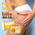 thumbnail image 1 of Fiudx Jabón de Cáscara de Naranja, Barra Limpiadora Reafirmante, Gel de Ducha Hidratante, Fórmula Suave y No Irritante, Ideal para El Baño Diario, para Todo Tipo de Piel, Refrescante Aroma a Mandarin, 1 of 6