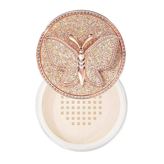 WIFKLSIIPG Makeup Setting Powder Lightweight Smooth Setting Powder Long Wear Waterproof Oil Absorbing Makeup Powder for Setting or Foundation