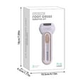 thumbnail image 2 of Foot Remover Rechargeable Pedicure Tool For Dead Skin And Dry Feet Foot Care Smoothing Device Ideal, 2 of 2