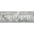 thumbnail image 3 of Gango Home Decor Contemporary Welcome to Our Nest & For Where Two or Three Gather; Two 18x6in Art Prints in White Frames, 3 of 6