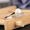 thumbnail image 2 of Sterling Silver Toe Ring, Silver Ring, Firm Simple For Travel Birthday, 2 of 8