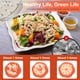 thumbnail image 3 of Chicken Shredder Large Chicken Breast Shredder Tool Twist with Brush&Fork, Visible Meat Shredder Machine, Anti-Slip Strip, Ergonomic Handle, BPA Free, Suitable for Pork Beef Chicken(Orange), 3 of 5