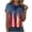 Navy, variant on UngA Women's 250Th Anniversary USA Shirt American Flag Freedom We The People Womens T Shirt (Beige,XL)