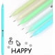 thumbnail image 4 of Rollerball Pens, 6 Pcs Liquid Ink Rollerball Pens Ballpoint Pens Gel Pens for Students Adults Office Supplies School Supplies (Green), 4 of 5