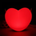 thumbnail image 4 of Heart Shaped Night Light for kids children room, Cute Steamed Night Lights Silic Lamps Soft Nursery Rechargeable Portable s Color Changing, 4 of 8