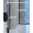 thumbnail image 5 of Coffee Urn 110 Cup, Dual Layers Stainless Steel Commercial Coffee Maker 16L/4.2 Gal Large Coffee Dispenser, Fast Brewing Electric Hot Water Dispenser With Keep-Warm Mode For Events Catering, 5 of 5