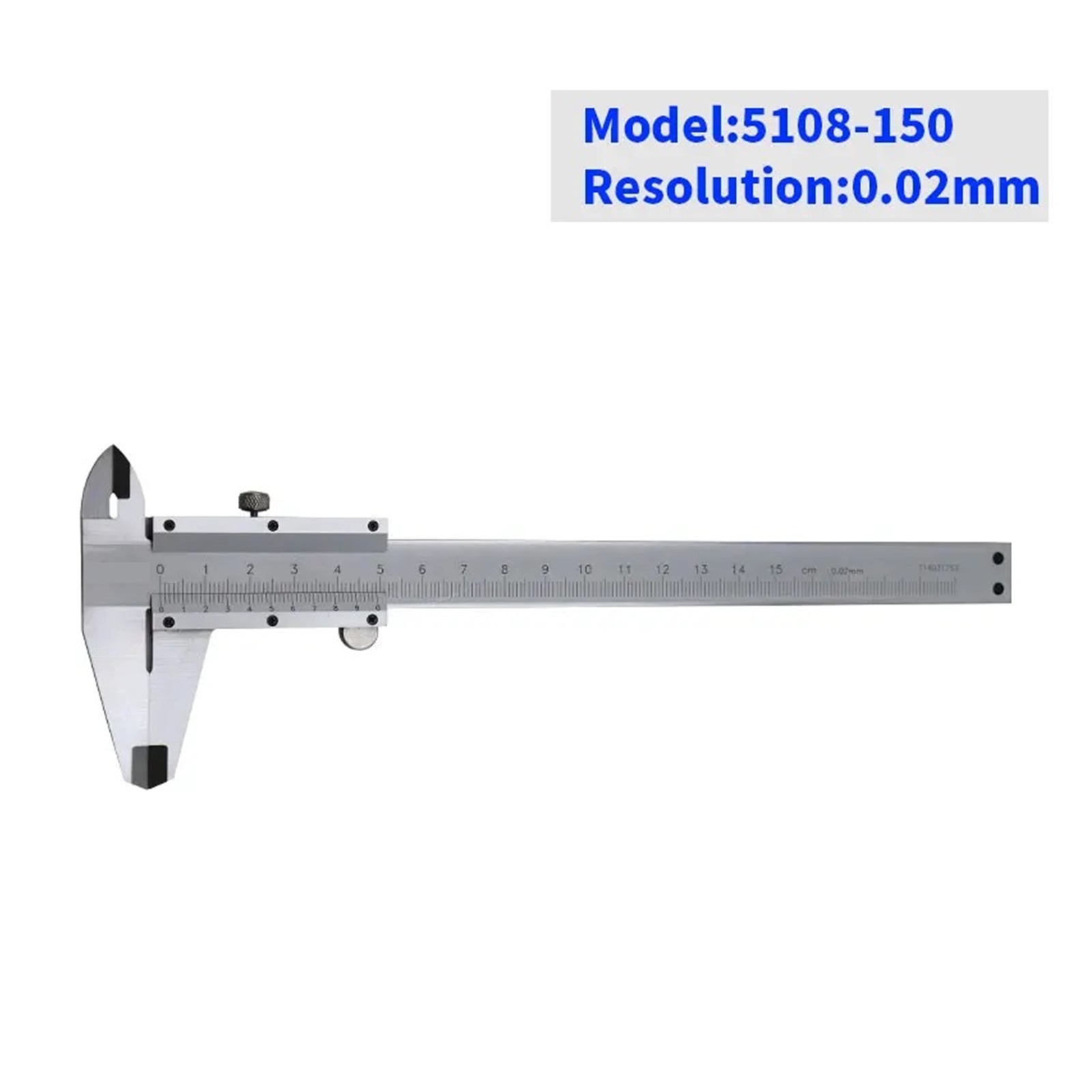 0-150 Mm 0.02 Mm Vernier Caliper Stainless Steel Micrometer Gauge Measurement Tools