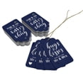 thumbnail image 3 of Inkdotpot Hugs And Kisses From The New Wedding Bottle Tag Real Silver Foil Favor Hang Tags Pack Of 50, 3 of 6