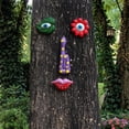 thumbnail image 4 of Colgantes de cara de árbol de resina de colores | Decoraciones para colgar árboles al aire libre | Diseño duradero pintado a mano resistente a la intemperie | Idea de regalo para amante de la, 4 of 8