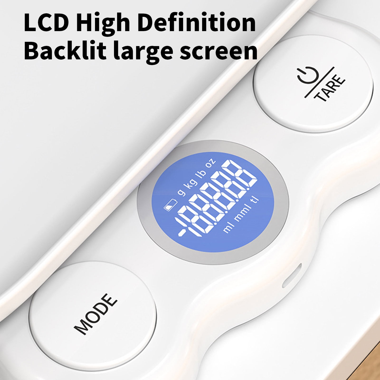 Digital Infant and Pet Scale with LED Screen and Detachable Tray Dog Weighing Scale for Accurate Weighing Up to 11lb