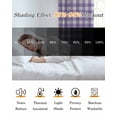 thumbnail image 5 of Purple Blackout Curtains 45 Inches Long for Bedroom, Country French Rustic Buffalo Plaid Modern Art Thermal Insulated Room Darkening Black Out Window Curtain Panels Grommet Drapes for Living Room, 5 of 8
