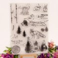 thumbnail image 2 of Winter Animals Silicone Clear Seal Stamp DIY Scrapbooking Embossing Photo Album Decorative Paper Card Craft Art Handmade Gift, 2 of 4