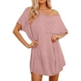 thumbnail image 1 of Chemises de Nuit pour Femmes Pyjamas en Soie Shorts Articles de Nuit Longues Chemises de Nuit pour Femmes Shorts de Sommeil en Soie Grande Taille Longues Chemises de Nuit pour Femmes Chemises de Nuit en Soie Ensemble de Pyjama Lingerie pour Femmes Robe, 1 of 4