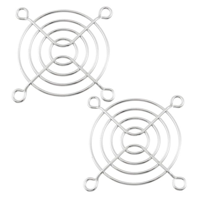 60mm Computer PC Case Fan Grill Protector Metal Finger Guard 2 Pcs