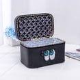 thumbnail image 2 of Diamond Storage Box with 84 Plastic Clear Bottles Cartoon Pattern Large Capacity Portble Organizer Box Carry Case with Zipper for Painting Accessories Tool Nail Art Rhinestones Pills Small Parts, 2 of 8