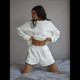 thumbnail image 5 of Sudaderas de Mujer con Cuello Redondo, Forro , Suéteres Oversize, Otoño 2025, Blusas Bonitas, Ropa Preppy Estilo-T M, 5 of 10