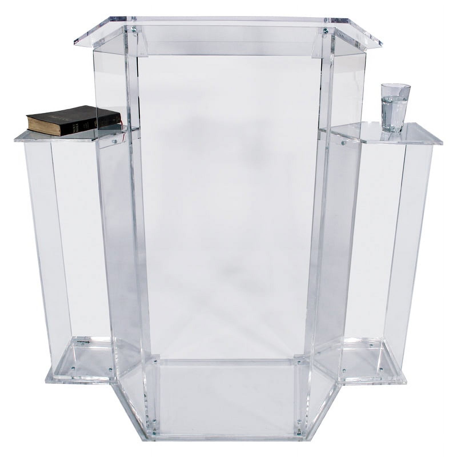 Pyle Portable Lectern Podium (PLCTND41) – Quick-Folding Presentation Stand