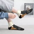 thumbnail image 2 of Naloa Four Cats Watching Rain Ankle Socks for Women Non Slip Socks No Show Socks Classic Low Cut Casual Socks Casual Socks, 2 of 7