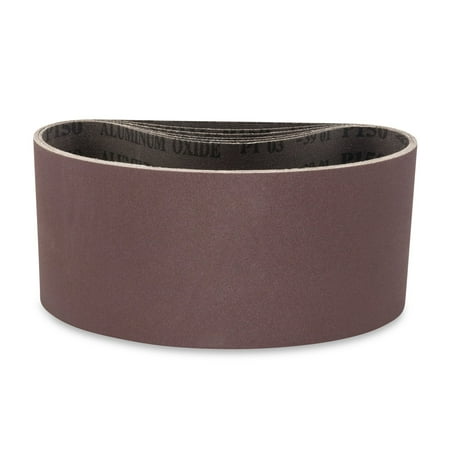 4 X 21 Inch Aluminum Oxide Metal Sanding Belts, 6 (Best Sanding Belt For Metal)