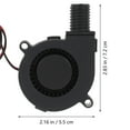 thumbnail image 2 of Masteelf 2pcs Cooling DC 12V 7500RPM Cooler Blower Fan 50x15mm Fan for Receiver, 2 of 8