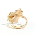 thumbnail image 4 of Gold Plated Heart Ring for Women Dripping with Love Beads, Romantic and Elegant Design, Perfect Gift for Her, 4 of 6