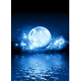 thumbnail image 2 of Blue Moon Wall Mural by Wallmonkeys Peel and Stick Graphic (24 in H x 20 in W) WM301679, 2 of 4